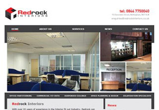 picture of Red Rock Interiors Website Design